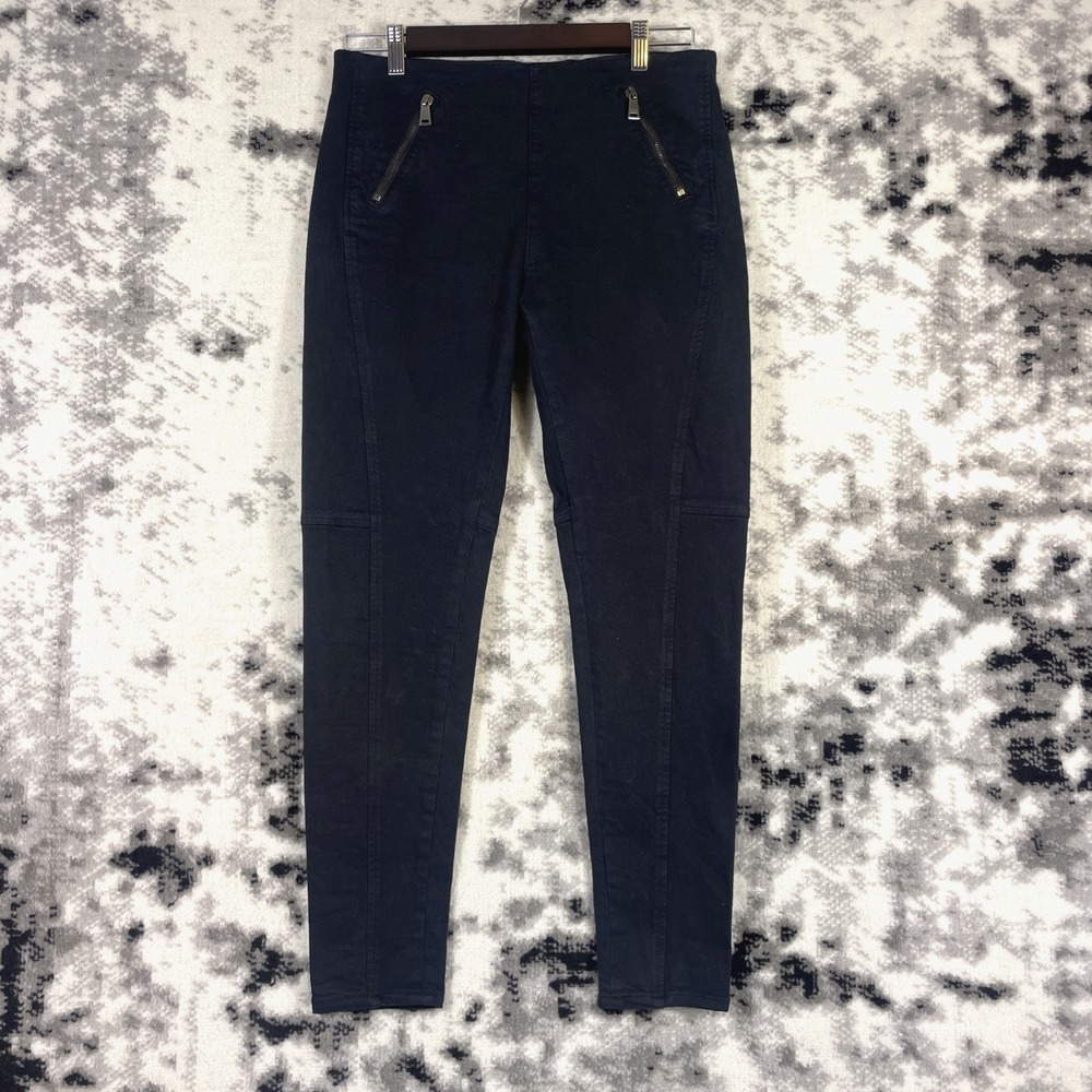 Ralph Lauren Pants Womens‎ Size 30 Black Skinny Zip Pockets Y2K